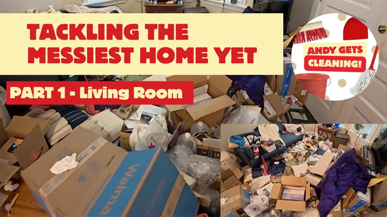 Apartment Rescue - FREE Cleaning and Organizing | Part 1 - The Living Room