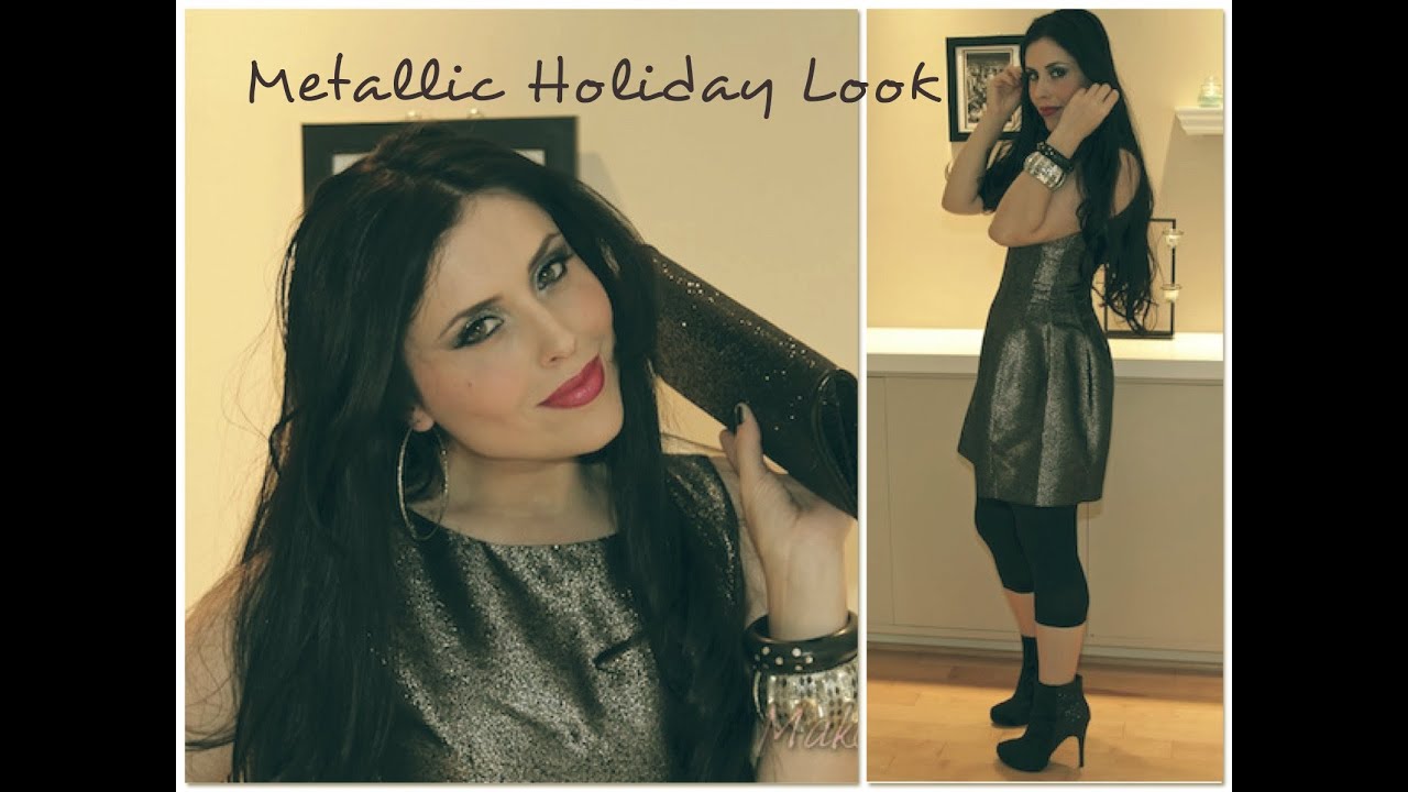 Metallic Holiday Look