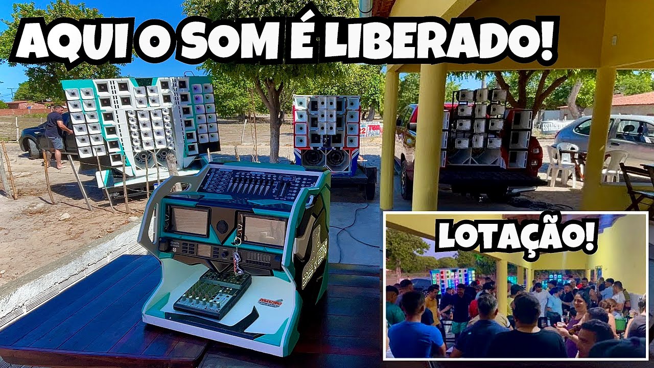 CURTIÇÃO COM O PAREDÃO SEVEN CASES/ BAR DO TACIANO/ AQUI O SOM É LIBERADO!