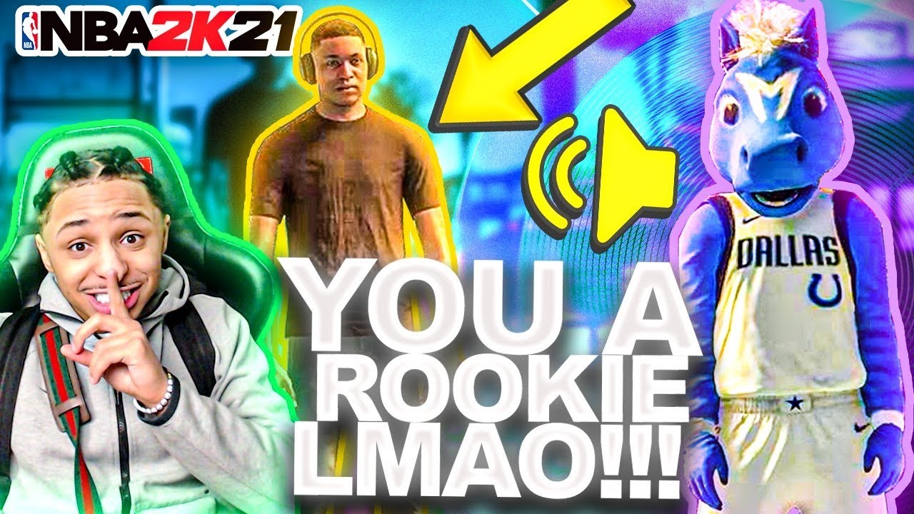 Маскоты смеются надо мной за то, что я НОВИЧОК, но он и не понимает... (NBA 2K21)