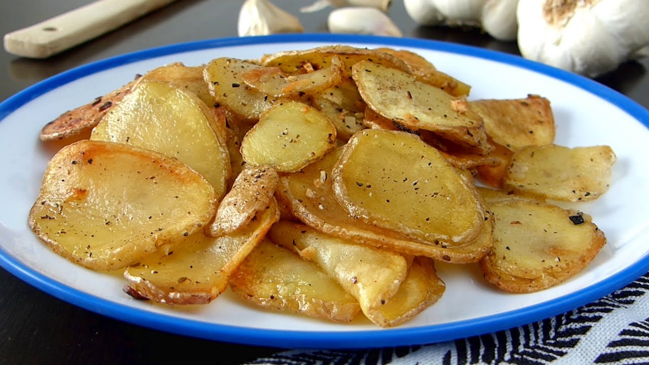 Patatas al Ajo Cabañil 🍴 una receta de patatas tradicional ✅