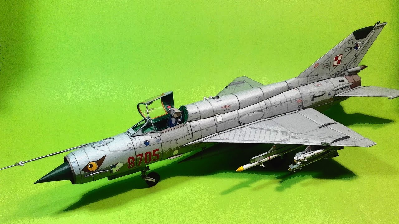 MiG-21bis - Answer - model kartonowy
