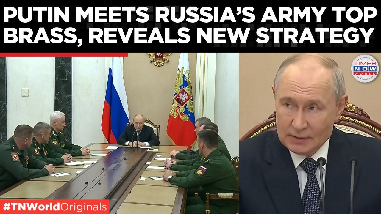WATCH: Putin Meets TOP GENERALS, Creates New Drone Army As Russia Rebuilds Military Command