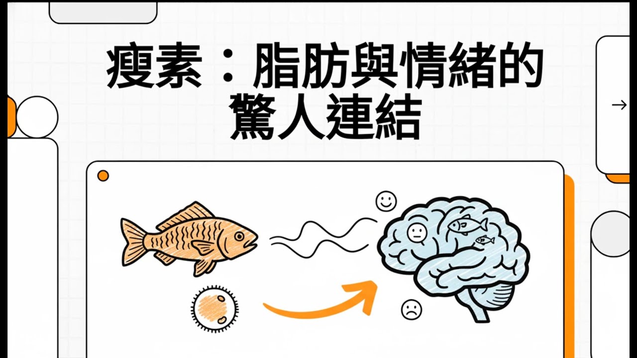 瘦素：脂肪與情緒的驚人連結