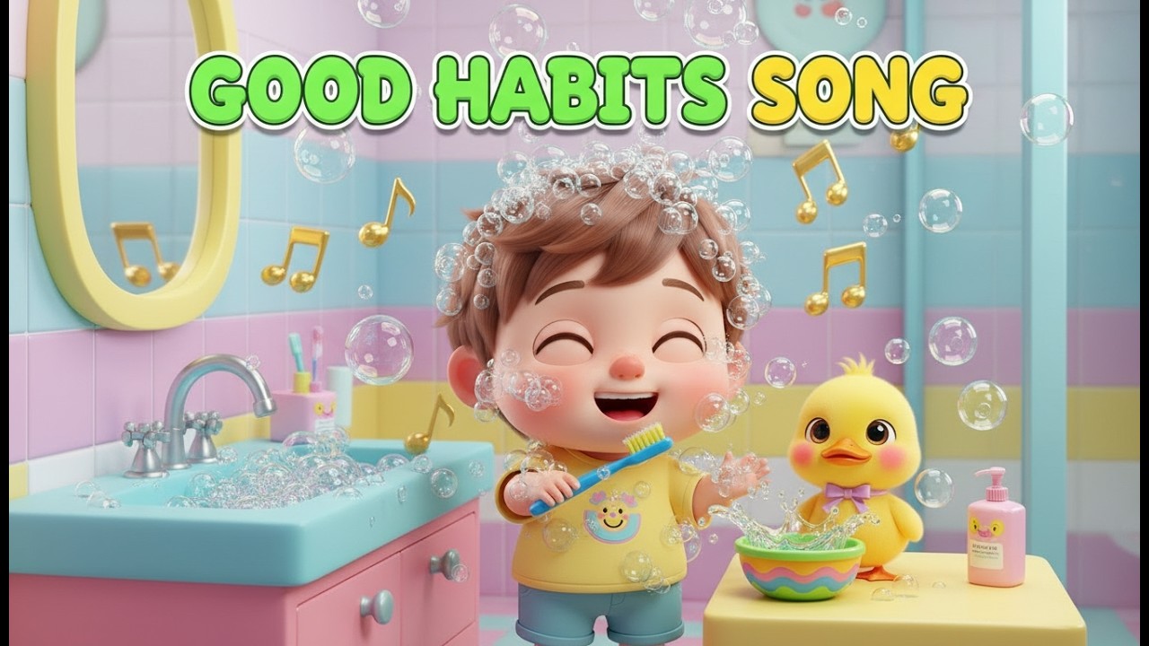 No More Crying! Good Habits Song – Nursery Rhyme, Healthy Habits, and Fun Learning