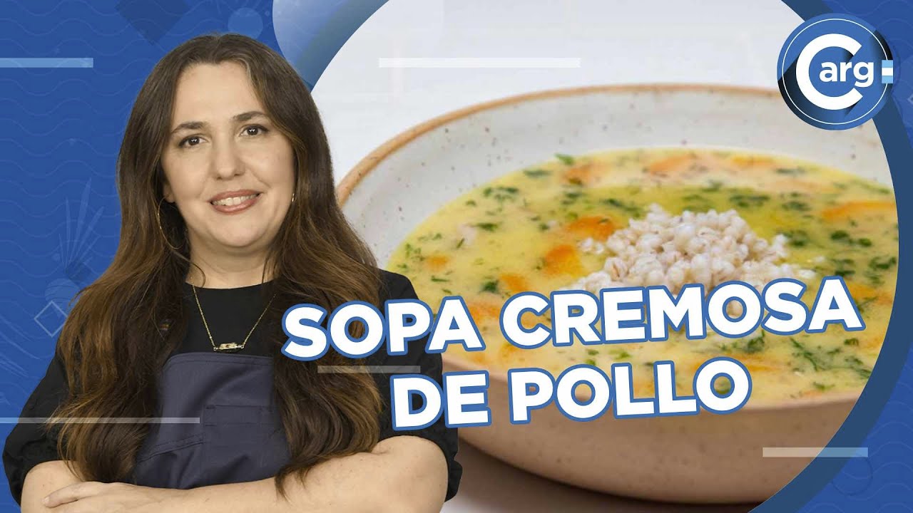 SOPA DE POLLO, CEBADA Y LIMÓN