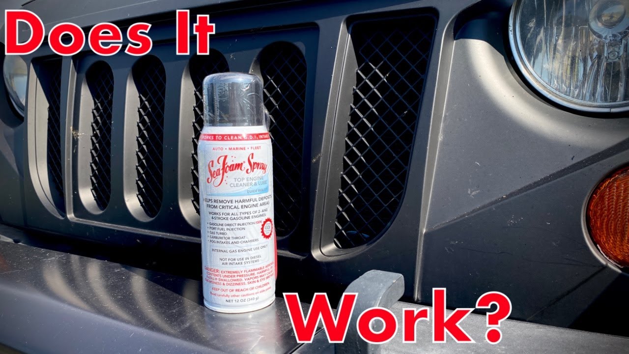 How To Use SeaFoam On A 200K Mile Jeep Wrangler - Will It Help Rough Idle And Hard Cold Start?