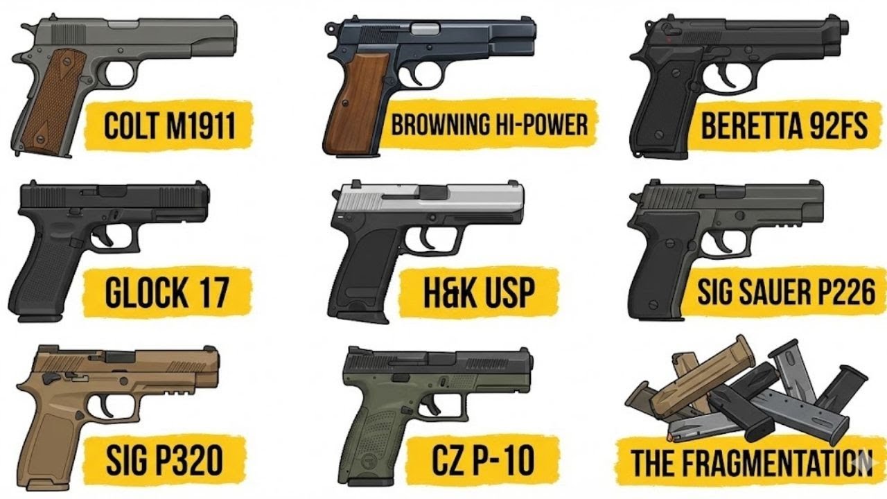 Every NATO Pistol Explained in 26 Minutes.