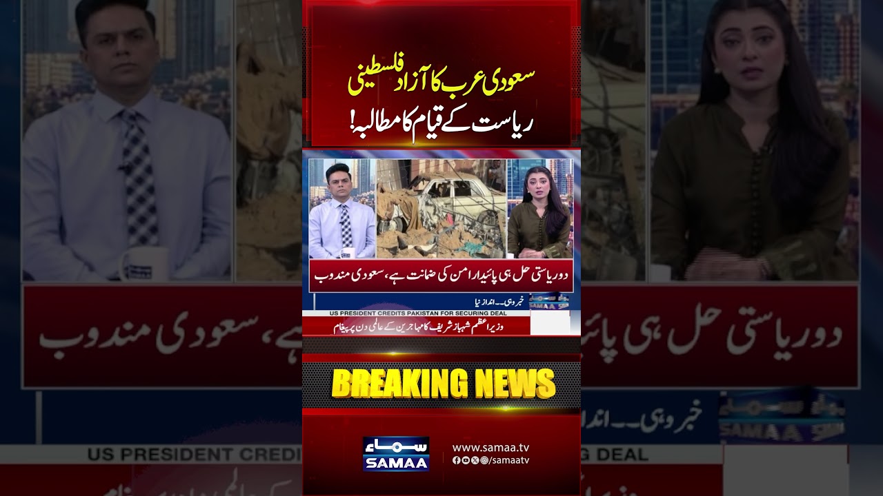 Saudi Arabia Calls for Independent Palestinian State | Breaking News | Samaa TV