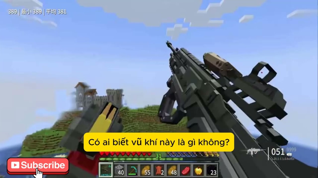 [Minecraft] Mỗi khi tôi ngủ tôi sẽ có 1 vũ khí khác? Liệu tôi có thể dùng vũ khí đó để chiến thắng?