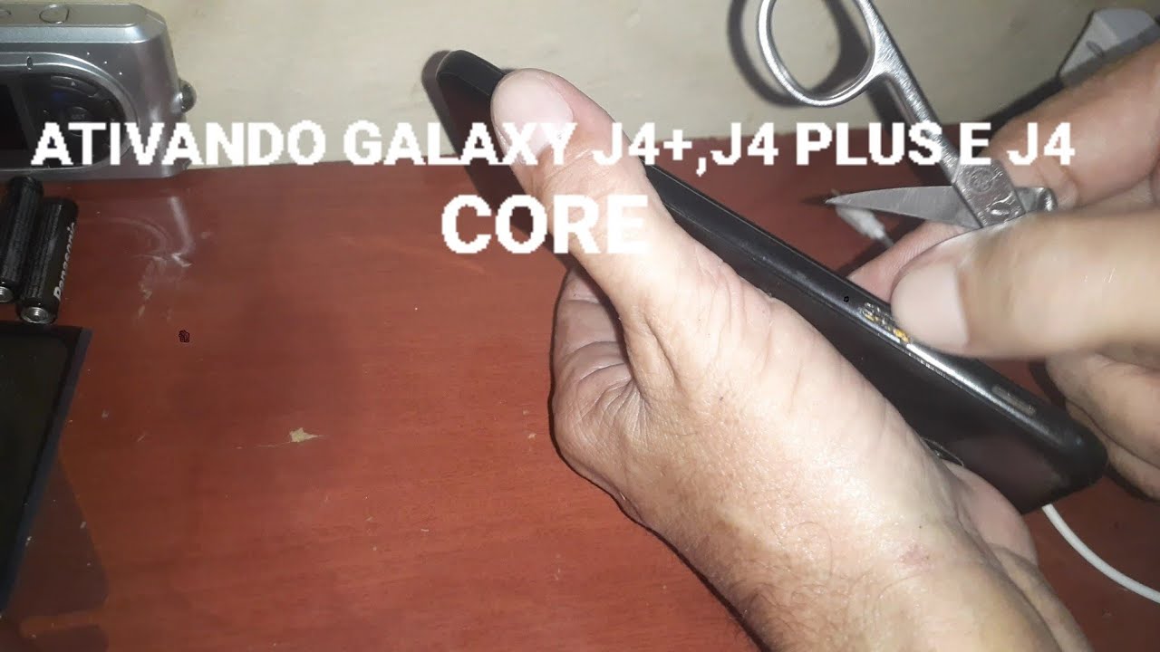 Como ligar o galaxy j4+ j4 Plus e j4 Core com o botão de ligar (Power) quebrado 