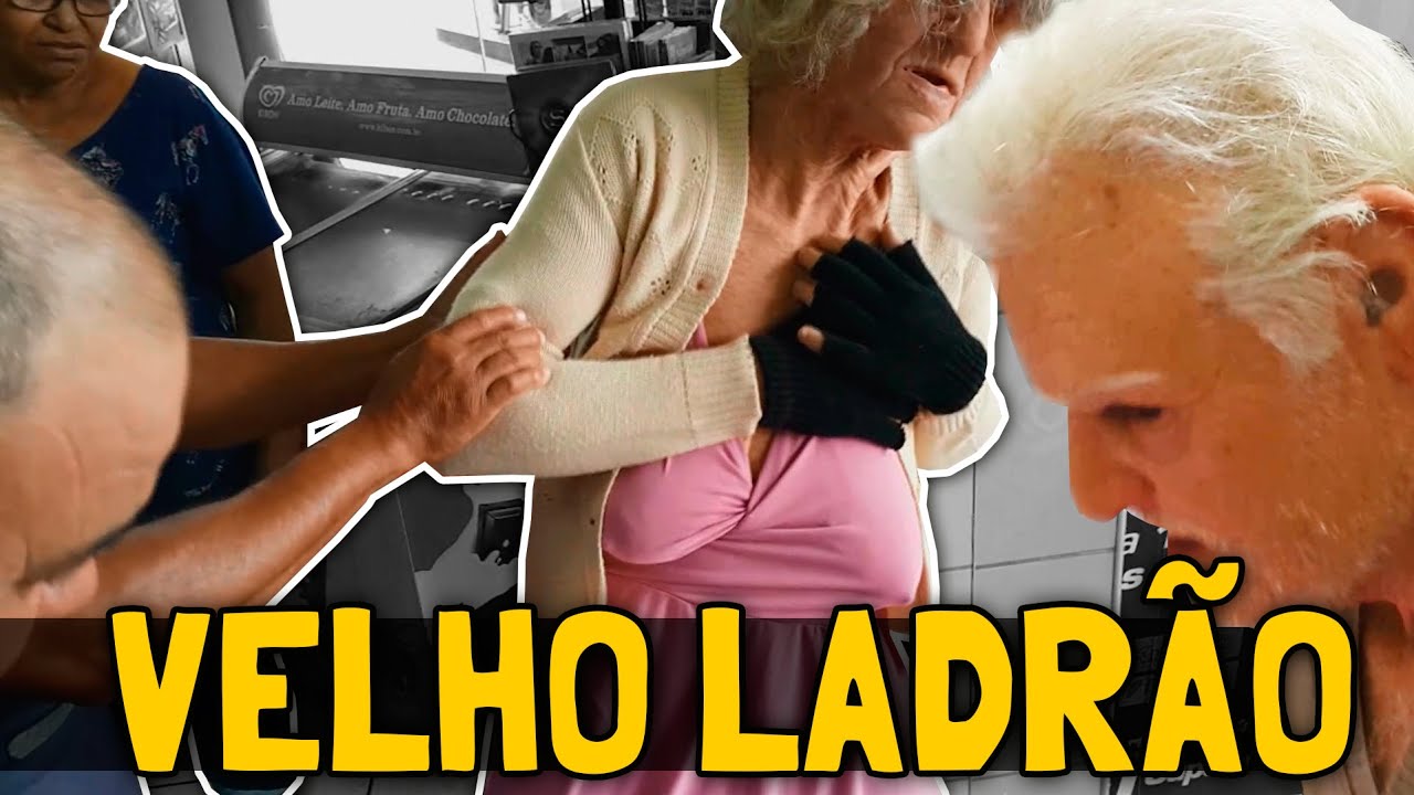 Pegadinha Velho Ladrão - Testando as Mascaras da Brasil Mascaras
