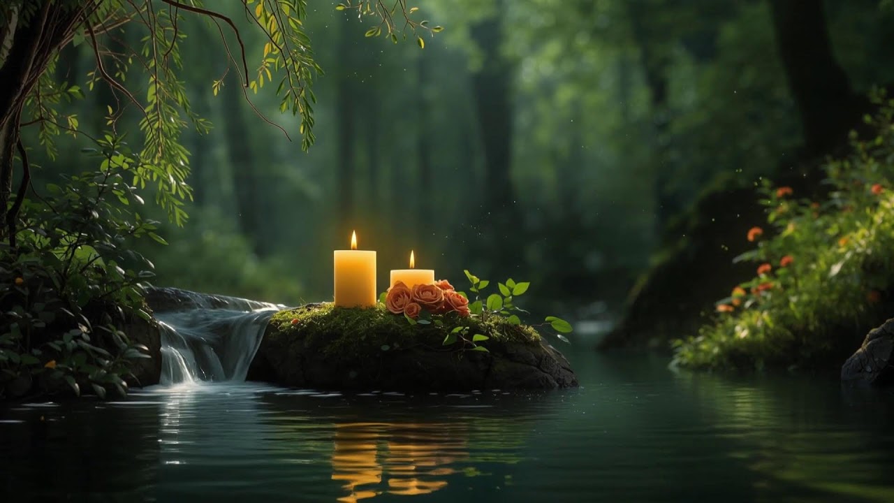 Stop Overthinking Fast 🌿 Flowing Water & Calm Piano for Night Relaxation 10
