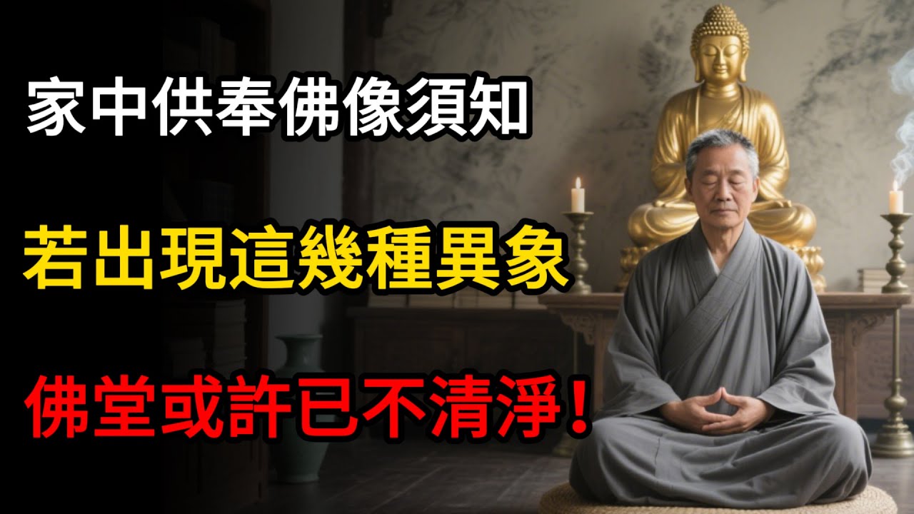 慧律法師開示：家中供奉佛像須知，若出現這幾種異象，佛堂或許已不清淨！#佛教 #禪心之道 #佛家 #佛學 #佛法 #慧律法師 #佛學知識 #佛學智慧 #佛教文化 #佛學故事#南無阿彌陀佛 #buddha