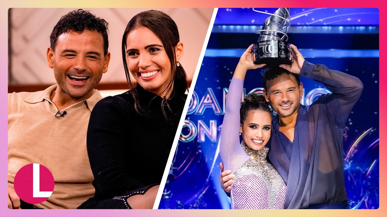 Dancing On Ice Champions Ryan and Amani | Lorraine