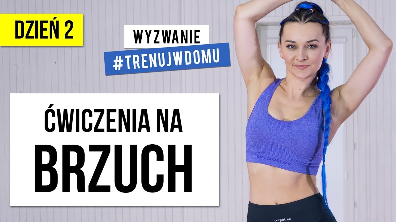 Wyzwanie 30 DNI 🔥  Dzień 2  : Trening BRZUCHA | Monika Kołakowska