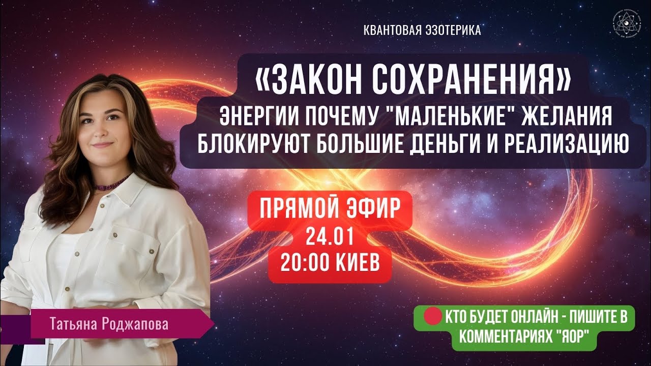 ⚜️«Закон сохранения энергии: Почему 