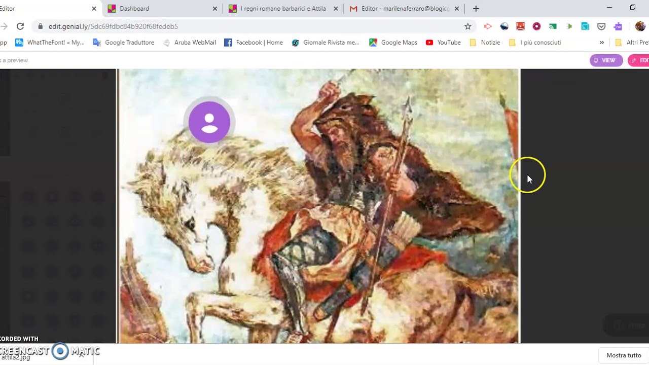 Tutorial per realizzare foto parlanti con l'App Genially