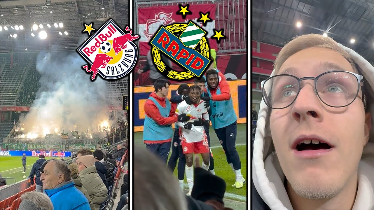 RED BULL SALZBURG vs. SK RAPID | was ein geiles Spiel! ⚽