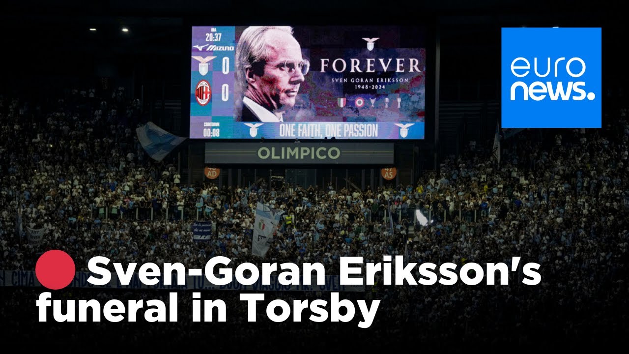 🔴  Sven-Goran Eriksson's funeral in his hometown of Torsby | euronews 🇬🇧