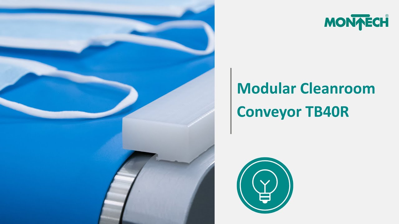 Cleanroom Conveyor TB40R | Modular Belt Conveyor for ISO-Certified Environments &ndash; Montech