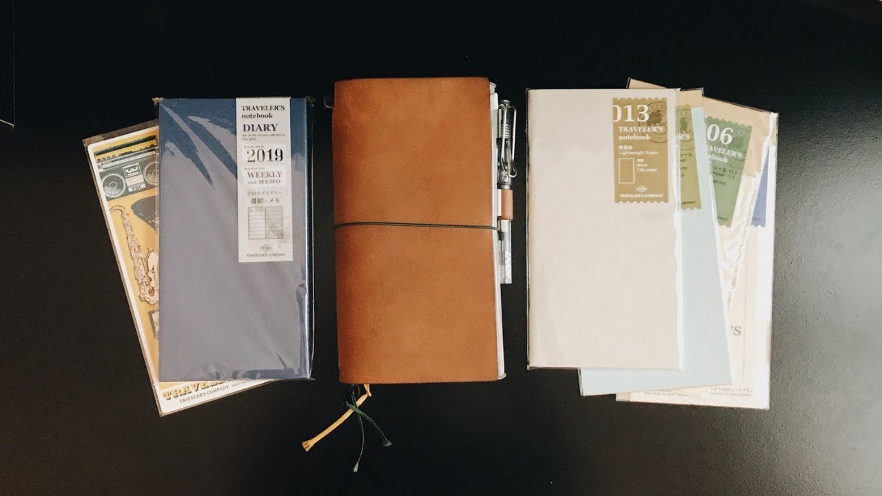 Setting-Up My Traveler's Notebook For 2019