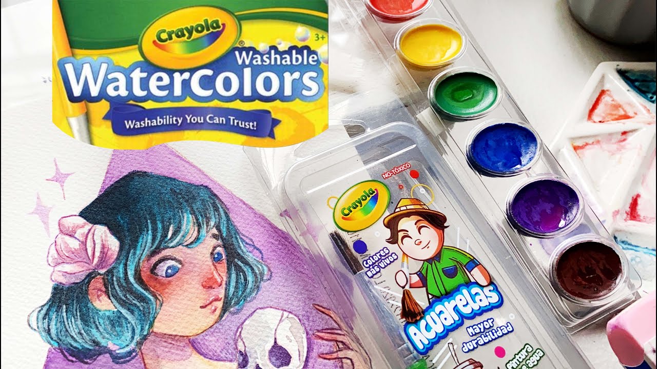 ACUARELAS CRAYOLA 🎨 ¿Me decepcionaron?