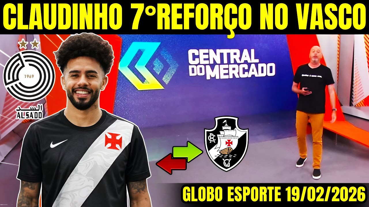 💢GLOBO ESPORTE VASCO HOJE💢QUINTA-FEIRA💢URGENTE PEDRINHO AGÍU RÁPIDO NO MERCADO💢NOTÍCIAS DO VASCO