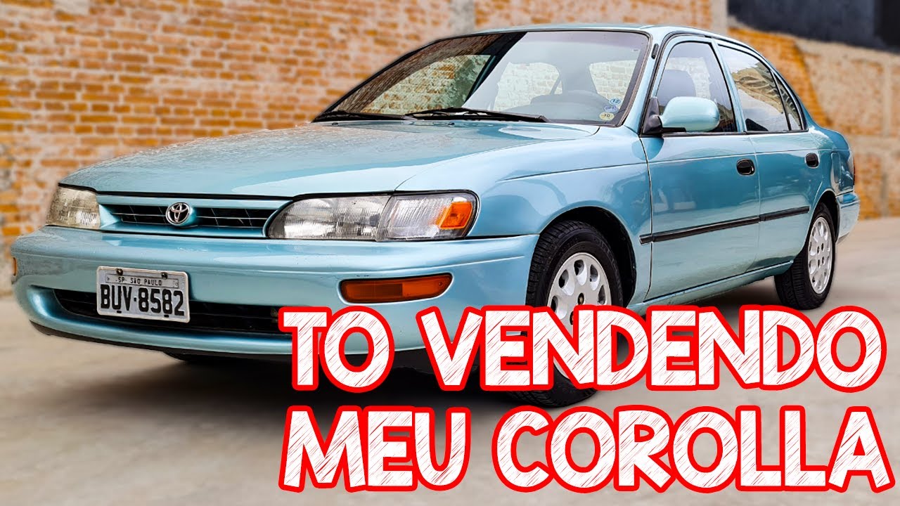 Tô Vendendo Meu Corolla 1994 e vou doar 100% do valor da venda! Carro Chefe