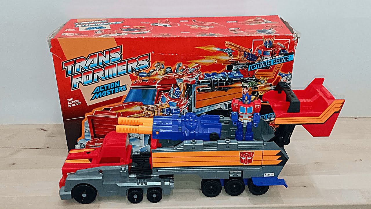 MIB 1990 Transformers G1 Action Master Optimus Prime review