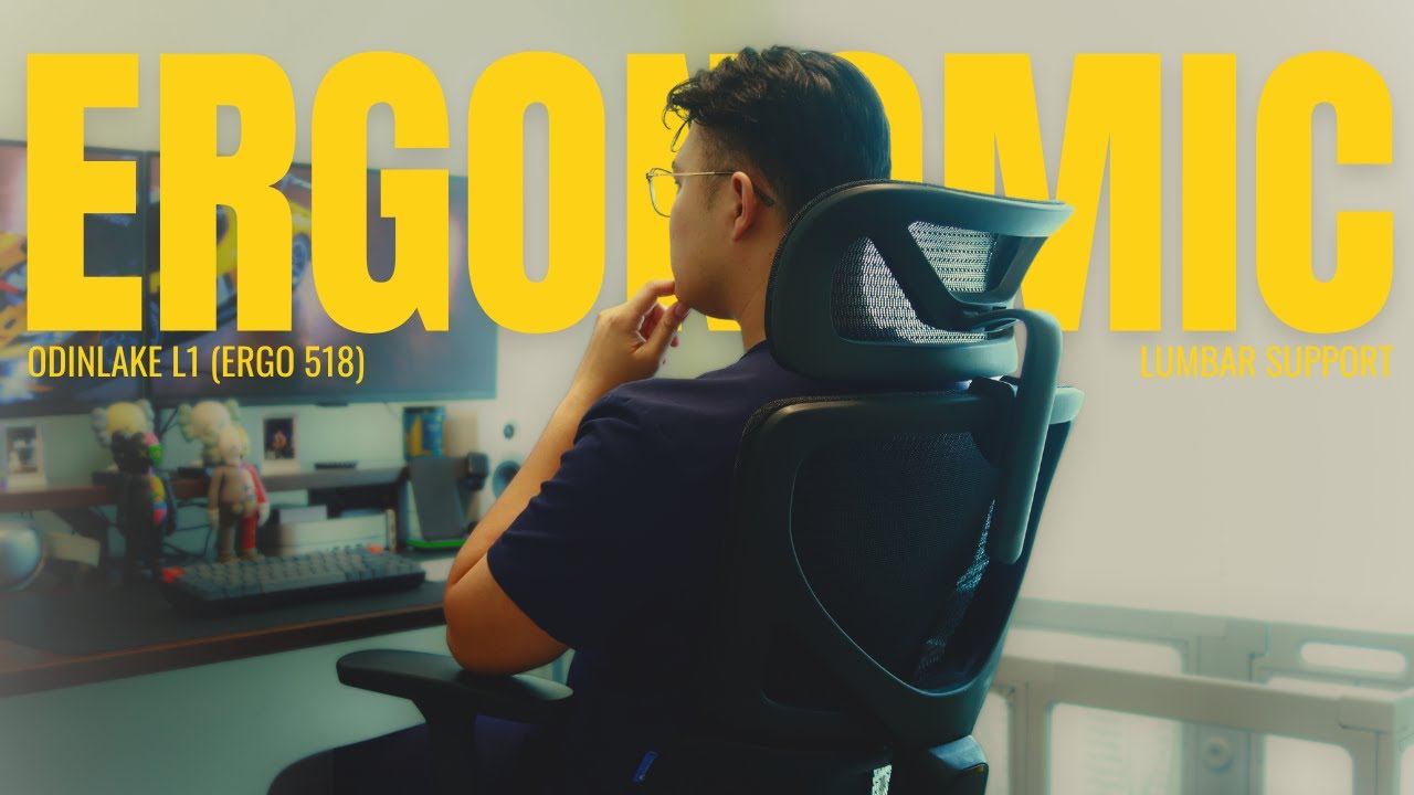 This Ergonomic Chair is a Game Changer! (ft. OdinLake L1 Ergo UPGRADE 518) | Dream Desk Setup Pt. 2