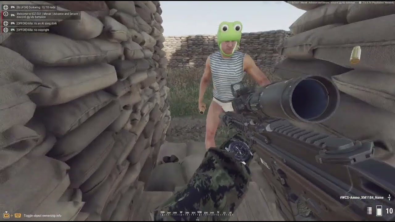 New years edit. Slow motion, frog hunting, and unseen game play. #armareforger #gaming 