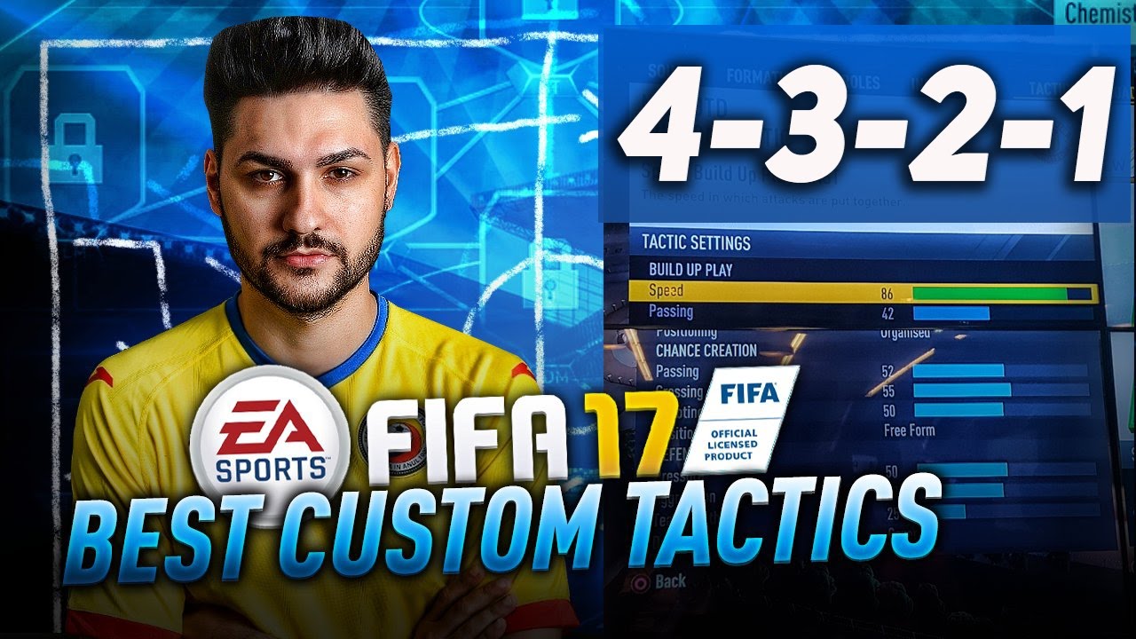 FIFA 17 AFTER PATCH BEST FORMATION 4-3-2-1 TUTORIAL - BEST TACTICS & INSTRUCTIONS / 4-3-2-1 GUIDE