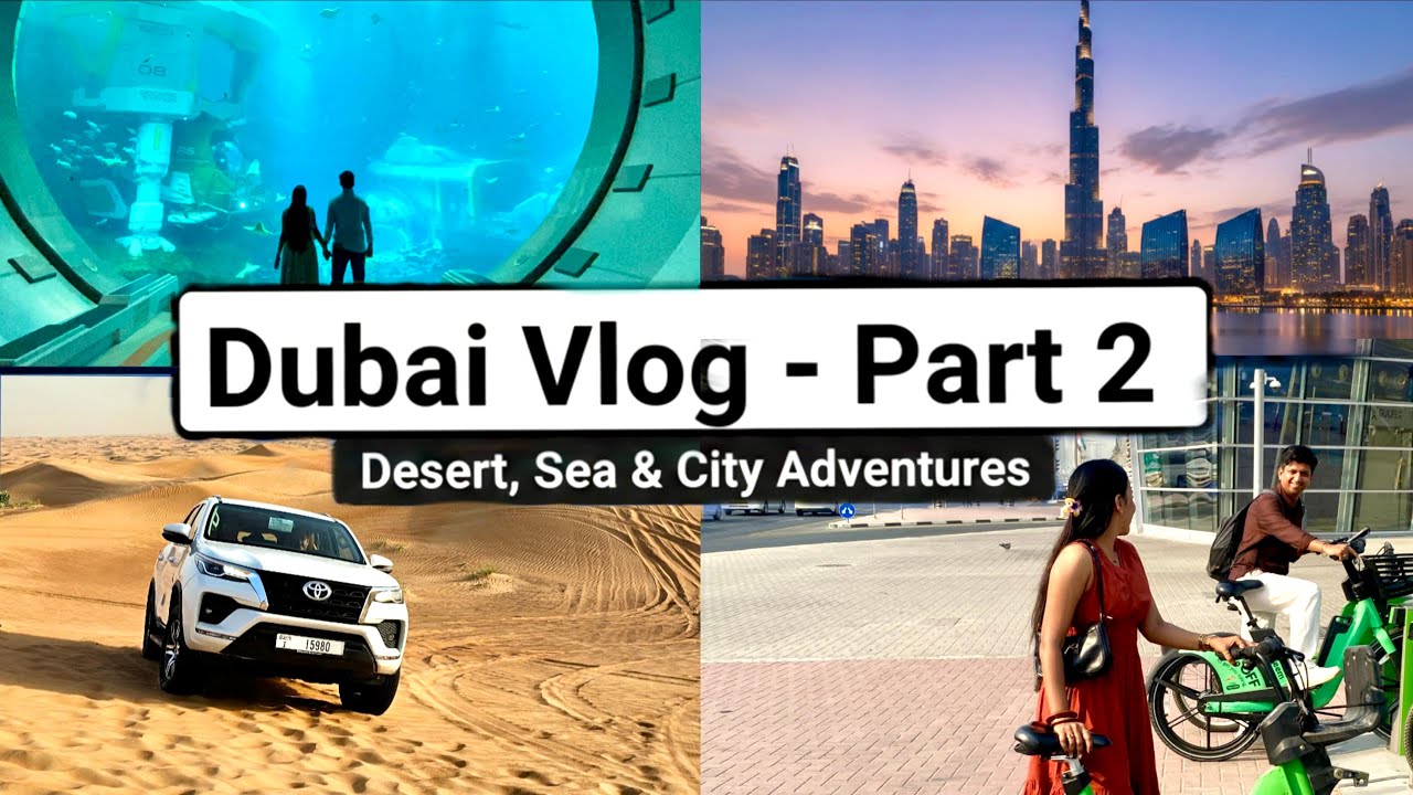 Dubai Travel Vlog- Part 2 | TOTAL BUDGET | Best tourist Places to visit | UAE