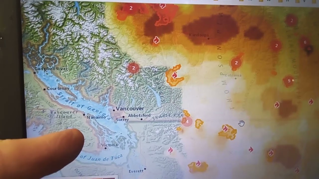 BC Forest Fire Smoke Map
