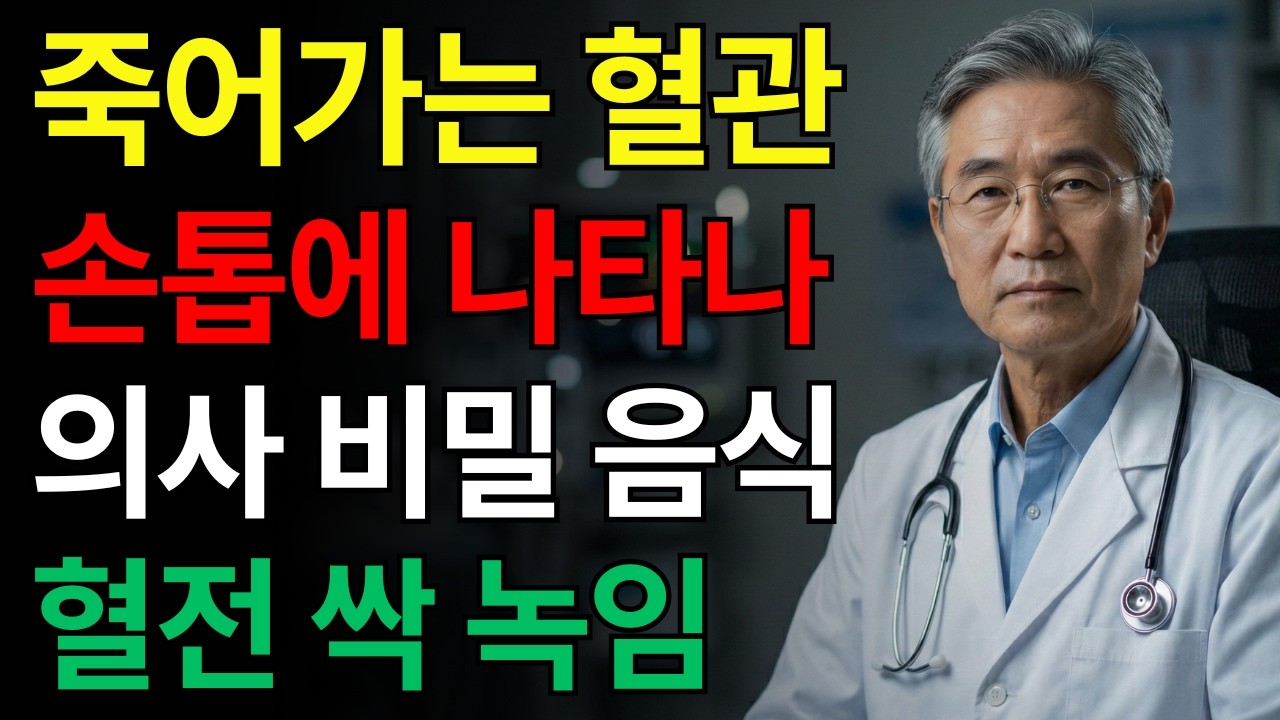 막힌 혈관 뚫어주는 음식, 손톱 세로줄 사라집니다