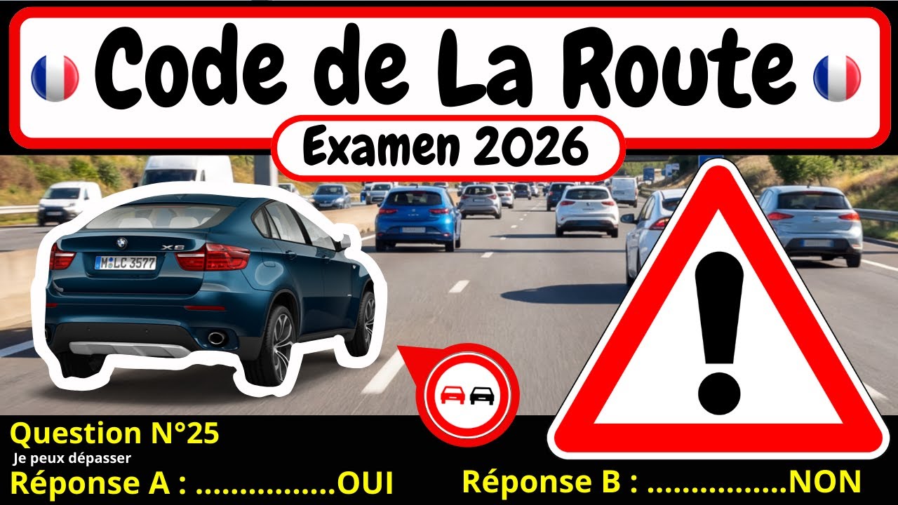 ✅ TEST GRATUIT DU CODE DE LA ROUTE 2026 🚗 #150