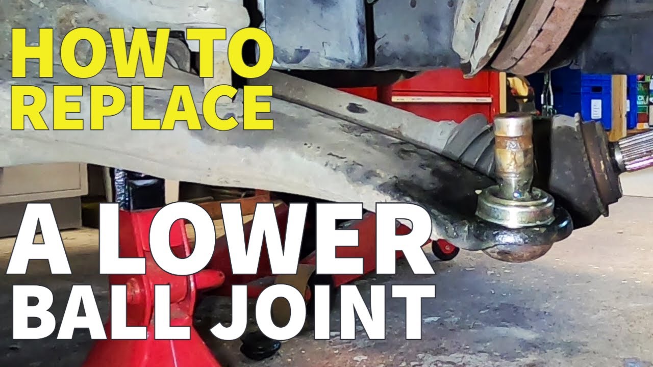 How to change a lower ball joint - ball joint replacement