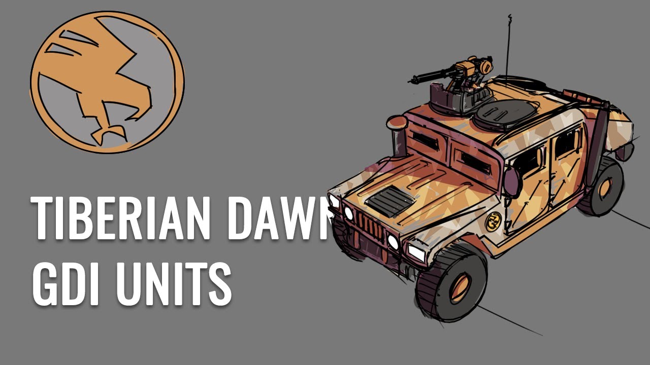 C&C Tiberian Dawn GDI units