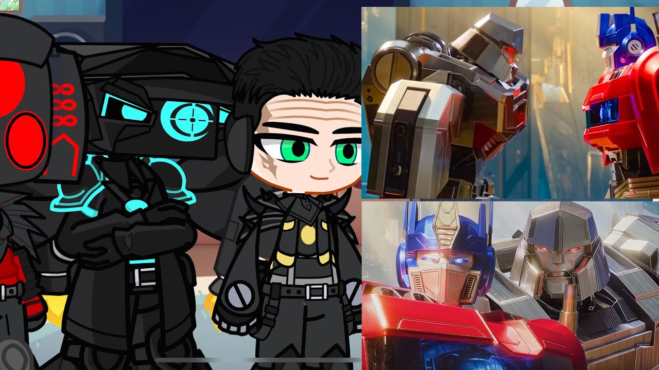 Gacha life 2 skibidi toilet react to transformers