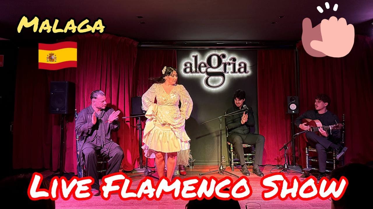 ALEGRÍA FLAMENCO DANCE SHOW | LIVE PERFORMANCE IN MÁLAGA, SPAIN 2025 | AMAZING DANCERS