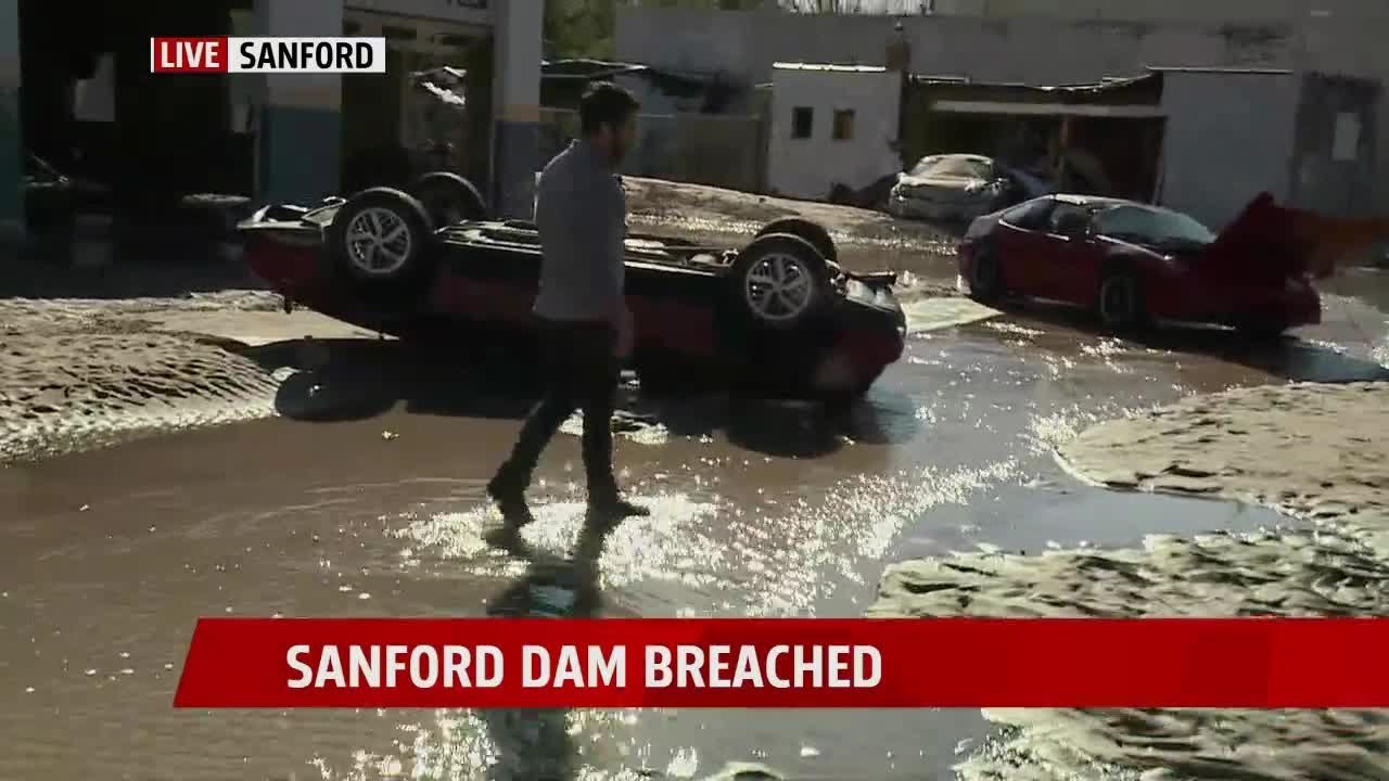 Downtown Sanford destruction