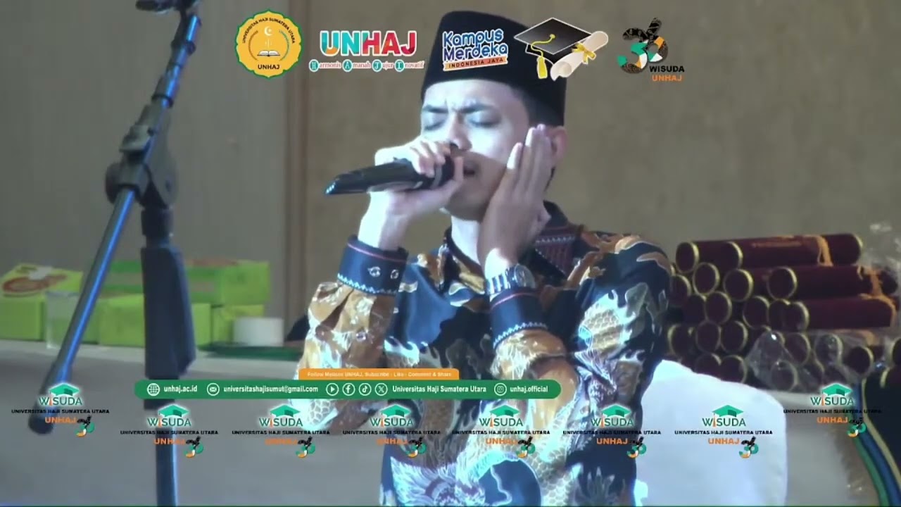 Adnan Tumangger Variasi Viral ||| Wisuda UNHAJ SUMUT surah Almujadilah 11-12