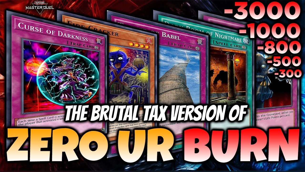 TAX Meta Decks with NO UR ❌ BURN Every Move with Cheap & Toxic Lava Golem Burn Deck [Master Duel]