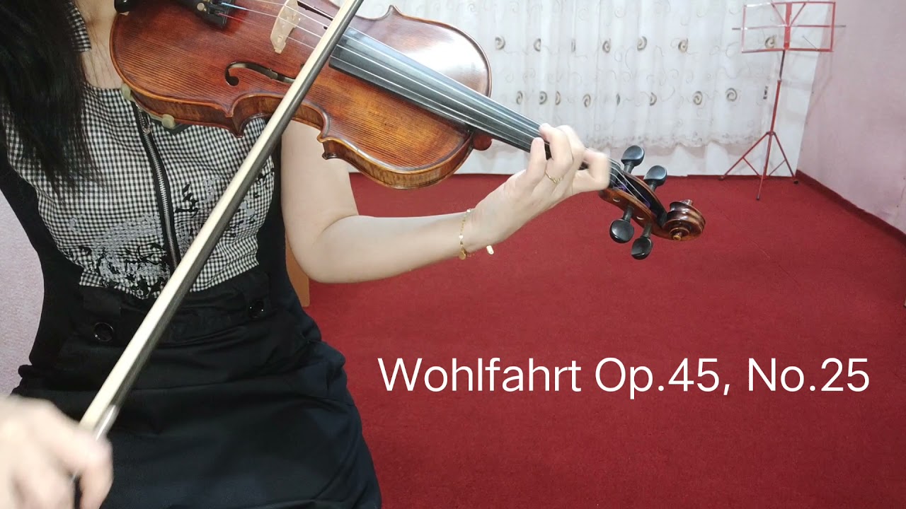 Wohlfahrt Op.45 Violin Etude No.25