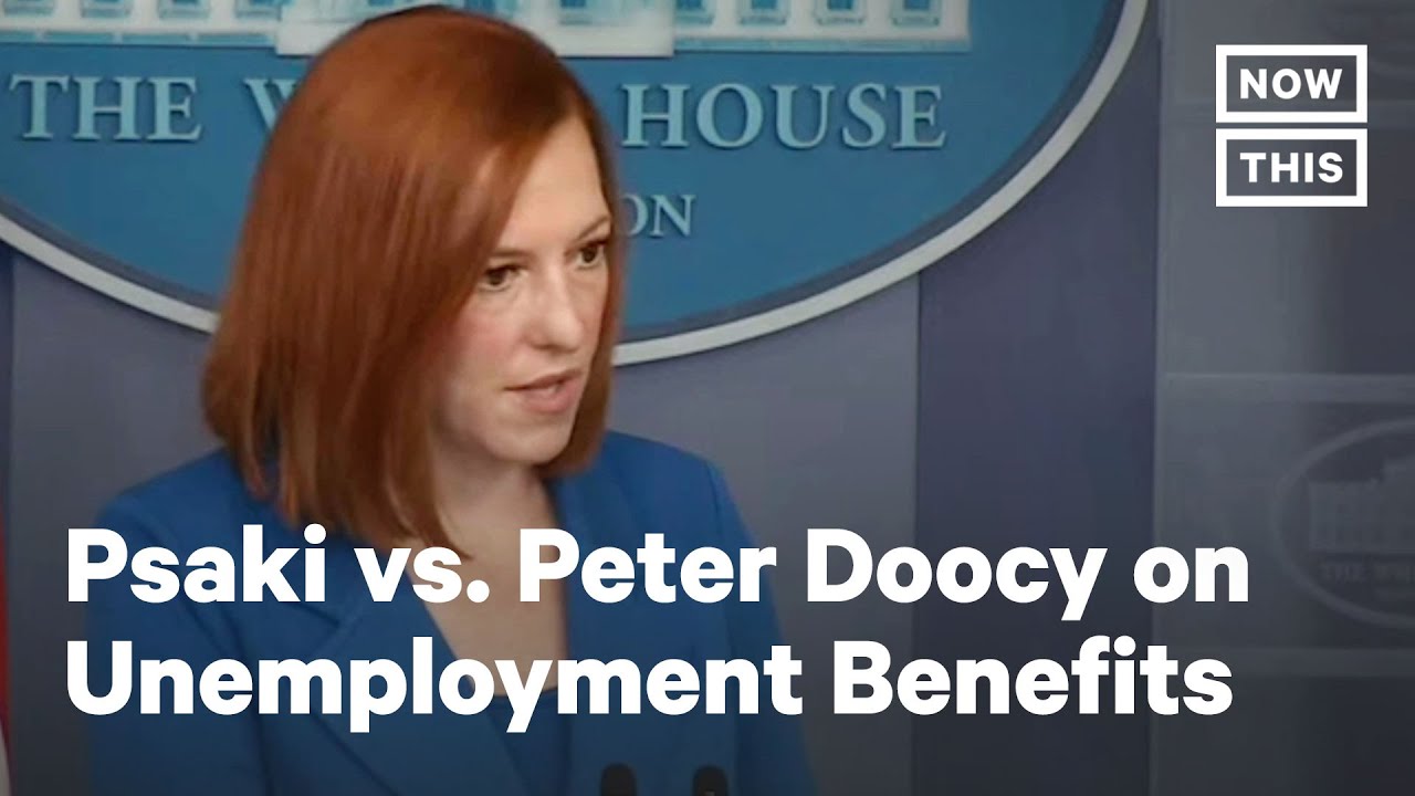 Jen Psaki & Peter Doocy Debate Unemployment Benefits