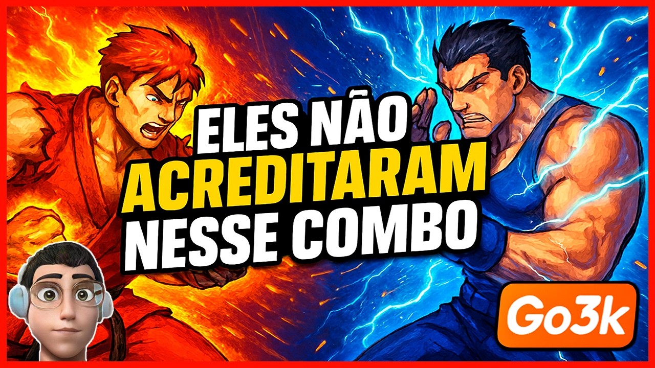 🔴ELES NÃO ACREDITARAM NESSE COMBO! 😱🥊 | Fighting Games #go3k