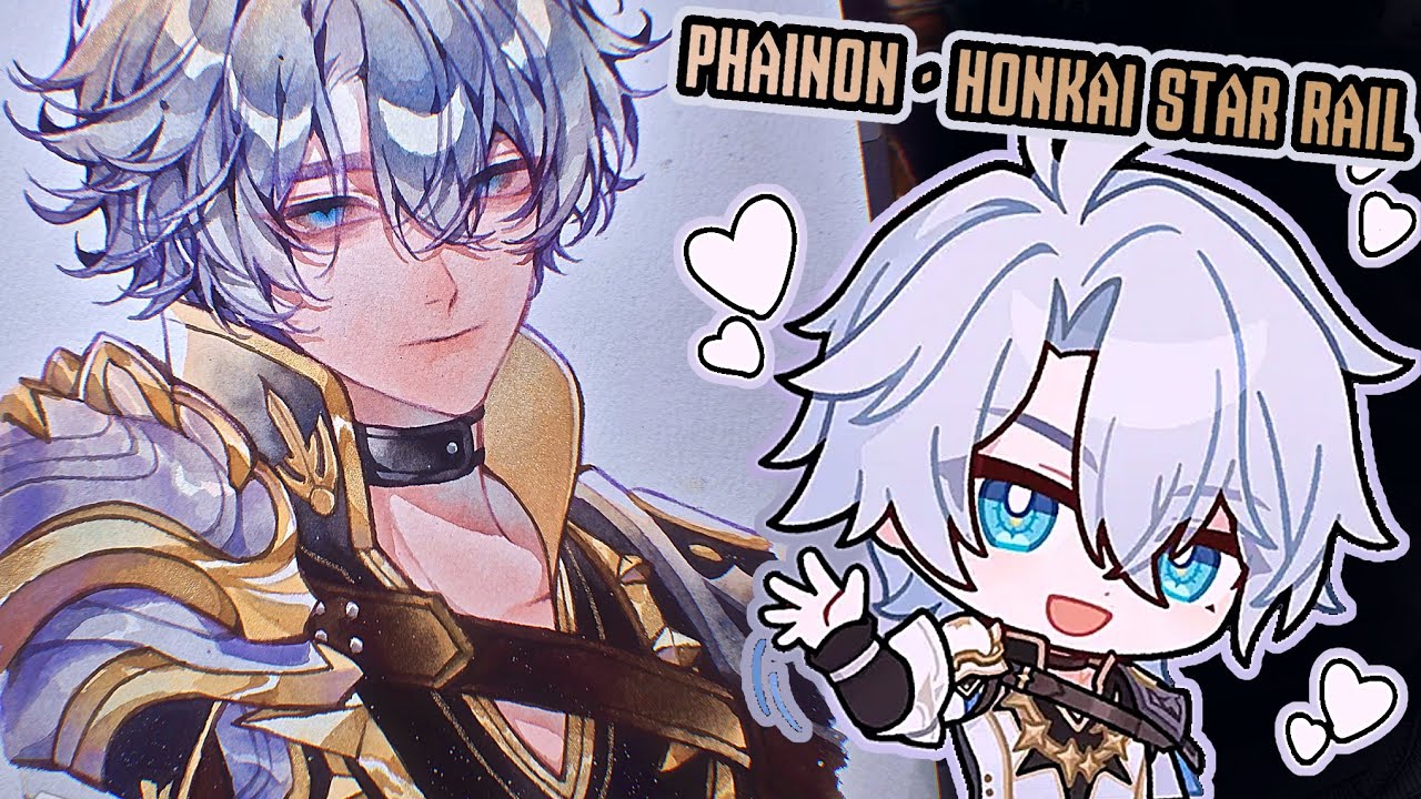 ♡[Watercolor Speedpaint] Phainon-Honkai Star Rail ♡