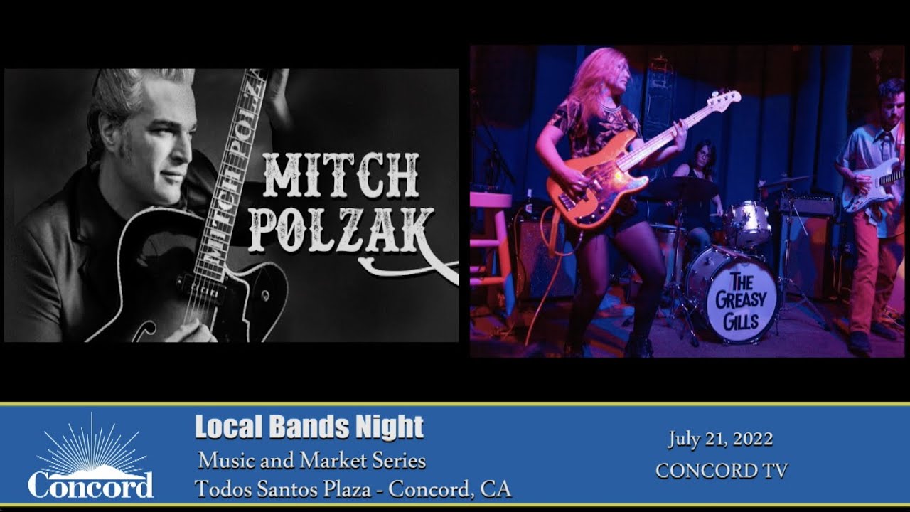 Mitch Polzak and the Royal Deuces/The Greasy Gills 7/21/22 - Music and Market Series, Concord, CA