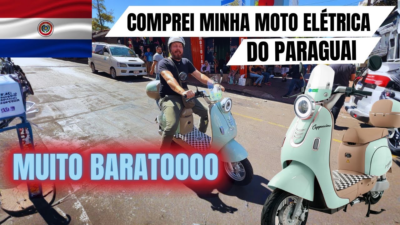 COMPREI MINHA MOTO ELÉTRICA NO PARAGUAI